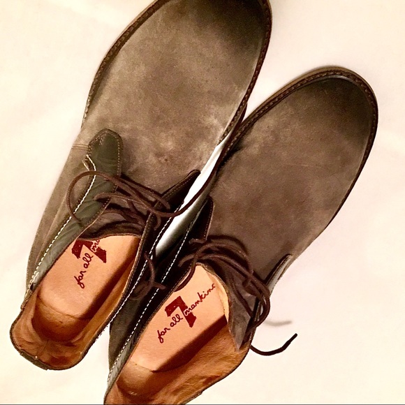 7 FOR ALL MANKIND Suede “Cruz” Chukkas—SIZE 10 - Picture 9 of 12